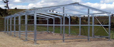 Garage | 7.6mW Gable x 6mL x 3.1mH - 2 x Gable Rollers - Shed City